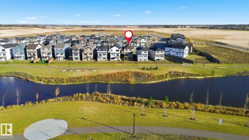 7104 47A Street, Beaumont, AB - Outdoor With Body Of Water With View