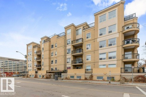 405 10606 102 Avenue, Edmonton, AB - Outdoor With Balcony With Facade