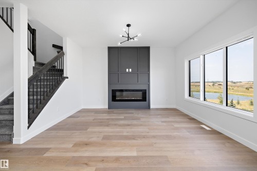 38 Cannes Cove, St. Albert, AB - Indoor With Fireplace