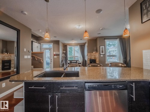 8306 108 Street, Edmonton, AB - Indoor Photo Showing Kitchen With Double Sink With Upgraded Kitchen