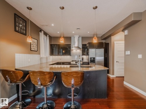 8306 108 Street, Edmonton, AB - Indoor Photo Showing Kitchen With Double Sink