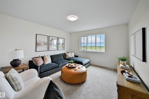 5075 Cawsey Link, Edmonton, AB - Indoor Photo Showing Living Room