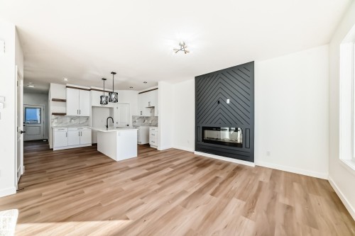 24 Westwyck Link, Spruce Grove, AB - Indoor With Fireplace