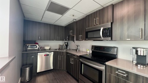 1225 5151 Windermere Boulevard, Edmonton, AB - Indoor Photo Showing Kitchen With Stainless Steel Kitchen