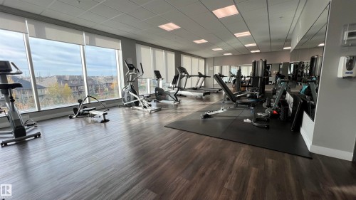 1225 5151 Windermere Boulevard, Edmonton, AB - Indoor Photo Showing Gym Room