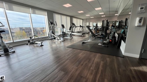 1225 5151 Windermere Boulevard, Edmonton, AB - Indoor Photo Showing Gym Room