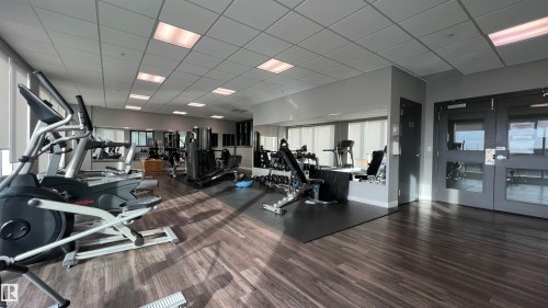 1225 5151 Windermere Boulevard, Edmonton, AB - Indoor Photo Showing Gym Room