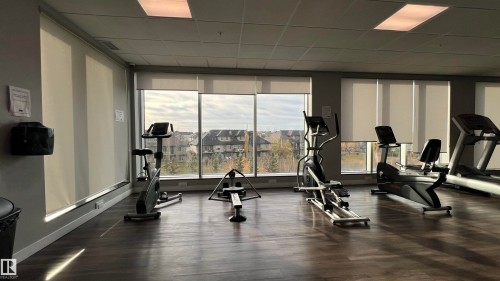 1225 5151 Windermere Boulevard, Edmonton, AB - Indoor Photo Showing Gym Room