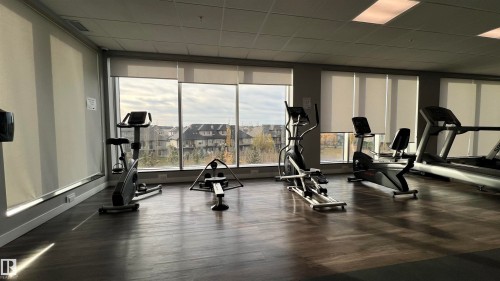 1225 5151 Windermere Boulevard, Edmonton, AB - Indoor Photo Showing Gym Room