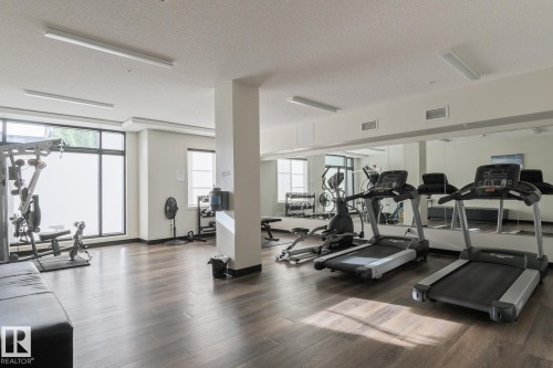 406 1144 Adamson Drive, Edmonton, AB - Indoor Photo Showing Gym Room