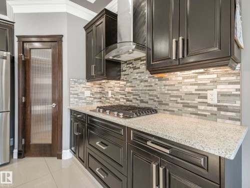 2612 Adam Court, Edmonton, AB - Indoor Photo Showing Kitchen With Upgraded Kitchen