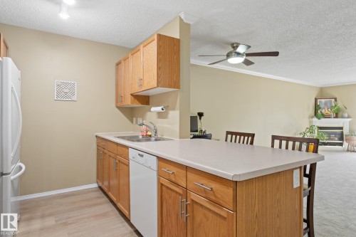 404 10511 42 Avenue, Edmonton, AB - Indoor Photo Showing Kitchen With Double Sink