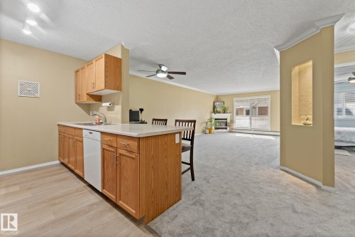 404 10511 42 Avenue, Edmonton, AB - Indoor Photo Showing Kitchen With Double Sink