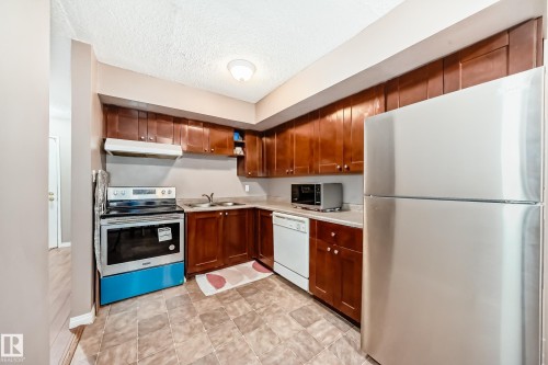 119 16340 109 Street, Edmonton, AB - Indoor Photo Showing Kitchen With Double Sink