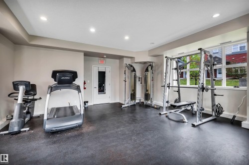 106 667 Watt Boulevard, Edmonton, AB - Indoor Photo Showing Gym Room