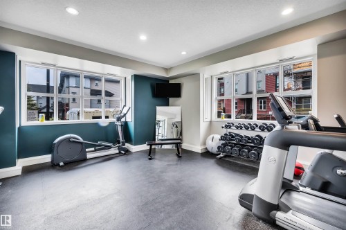 106 667 Watt Boulevard, Edmonton, AB - Indoor Photo Showing Gym Room