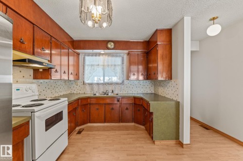13820 86 Street, Edmonton, AB - Indoor Photo Showing Kitchen With Double Sink