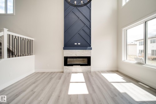 8747 183 Avenue, Edmonton, AB - Indoor With Fireplace