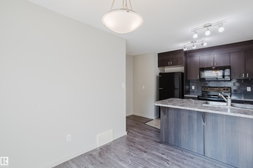 12038 62 Street, Edmonton, AB - Indoor Photo Showing Kitchen With Double Sink