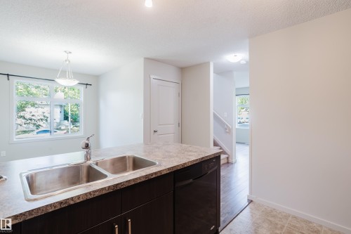 12038 62 Street, Edmonton, AB - Indoor Photo Showing Kitchen With Double Sink