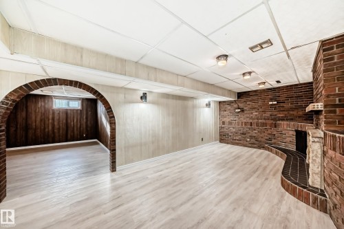 13003 128 Street, Edmonton, AB - Indoor Photo Showing Other Room With Fireplace