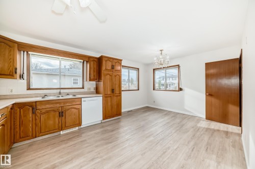 13003 128 Street, Edmonton, AB - Indoor Photo Showing Kitchen With Double Sink