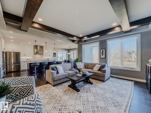 4710 41 Street, Beaumont, AB - Indoor Photo Showing Living Room