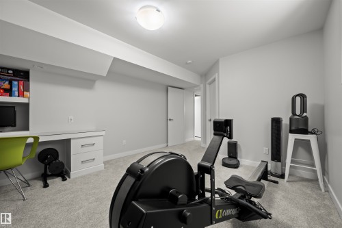 9803 74 Avenue, Edmonton, AB - Indoor Photo Showing Gym Room