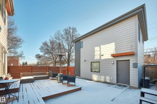 9803 74 Avenue, Edmonton, AB - Outdoor With Deck Patio Veranda With Exterior
