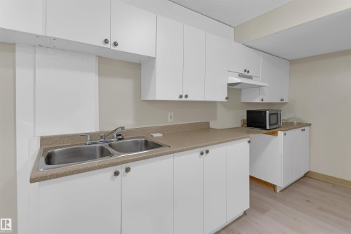 460 Gibb Wynd, Edmonton, AB - Indoor Photo Showing Kitchen With Double Sink