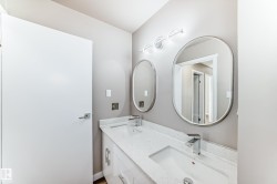 Full bathroom with double vanity - 