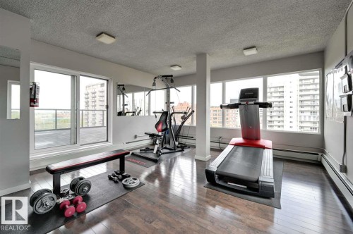104 10140 115 Street, Edmonton, AB - Indoor Photo Showing Gym Room