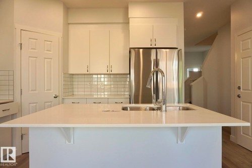 2013 209A Street, Edmonton, AB - Indoor Photo Showing Kitchen With Double Sink With Upgraded Kitchen