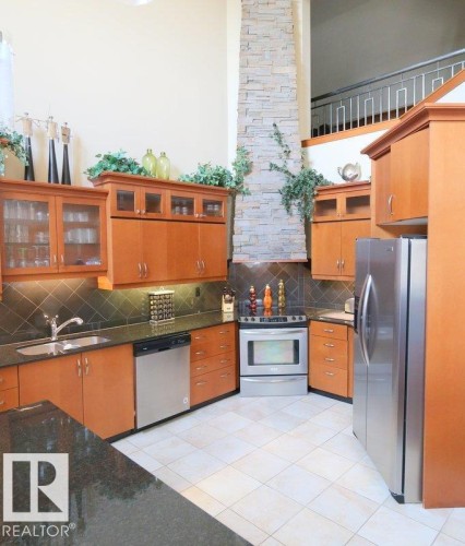 1402 9707 105 Street Nw, Edmonton, AB - Indoor Photo Showing Kitchen With Double Sink