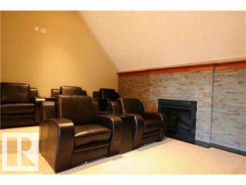 1402 9707 105 Street Nw, Edmonton, AB - Indoor With Fireplace