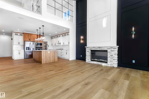 40 Grayson Green, Stony Plain, AB - Indoor With Fireplace