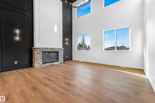 40 Grayson Green, Stony Plain, AB - Indoor With Fireplace
