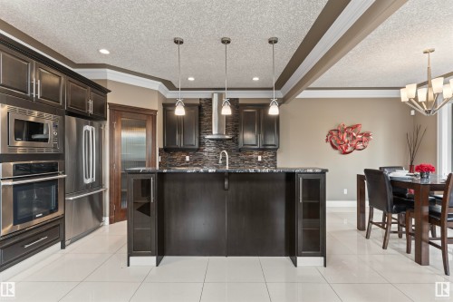 1254 Adamson Drive, Edmonton, AB - Indoor Photo Showing Kitchen With Upgraded Kitchen