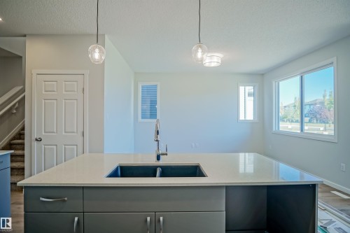 18150 73A Street, Edmonton, AB - Indoor Photo Showing Kitchen With Double Sink