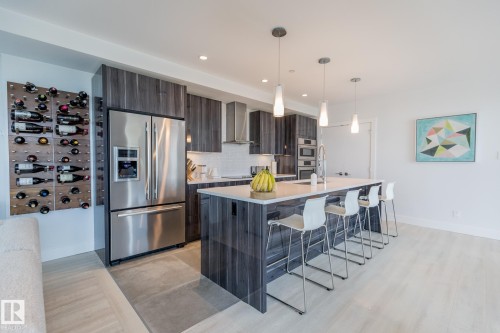 601 11969 Jasper Avenue, Edmonton, AB - Indoor Photo Showing Kitchen With Upgraded Kitchen
