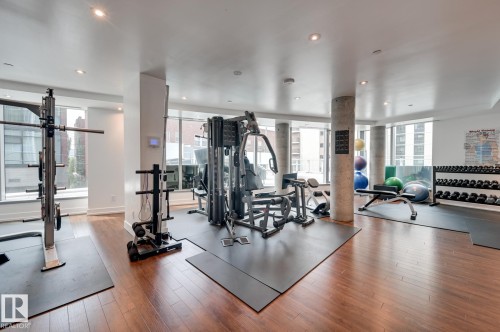 601 11969 Jasper Avenue, Edmonton, AB - Indoor Photo Showing Gym Room