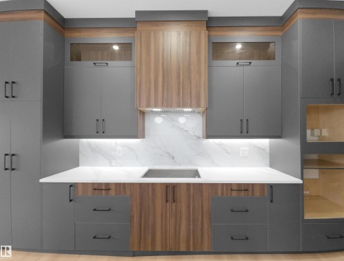 1113 Gyrfalcon Crescent, Edmonton, AB - Indoor Photo Showing Kitchen