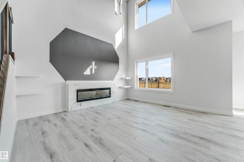 100 Eldridge Point(E), St. Albert, AB - Indoor With Fireplace