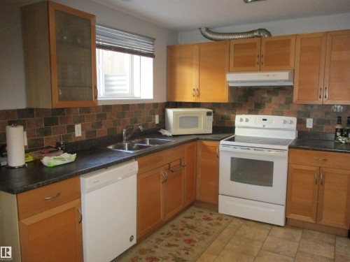 14043 134 Street, Edmonton, AB - Indoor Photo Showing Kitchen With Double Sink
