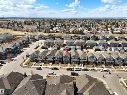 Aerial perspective of suburban area - 1442 33A Street Nw, Edmonton, AB - Outdoor With View
