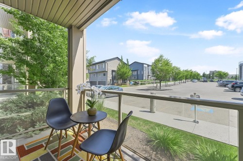 Virtually staged patio - 108 812 Welsh Drive, Edmonton, AB - Outdoor