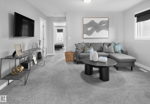 4836 Cawsey Terrace, Edmonton, AB - Indoor Photo Showing Living Room