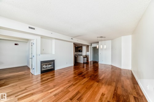 703 10028 119 Street, Edmonton, AB - Indoor With Fireplace