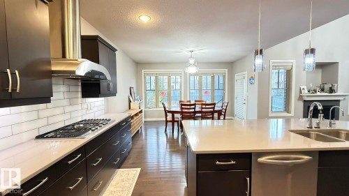 1076 Armitage Crescent, Edmonton, AB - Indoor Photo Showing Kitchen With Double Sink With Upgraded Kitchen