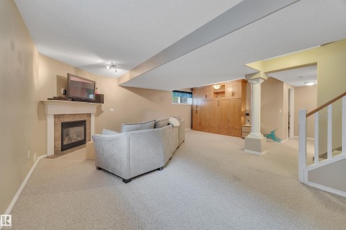6 102 Bridgeport Crossing, Leduc, AB - Indoor With Fireplace